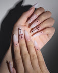Crimson Faith Handmade Press On Nails