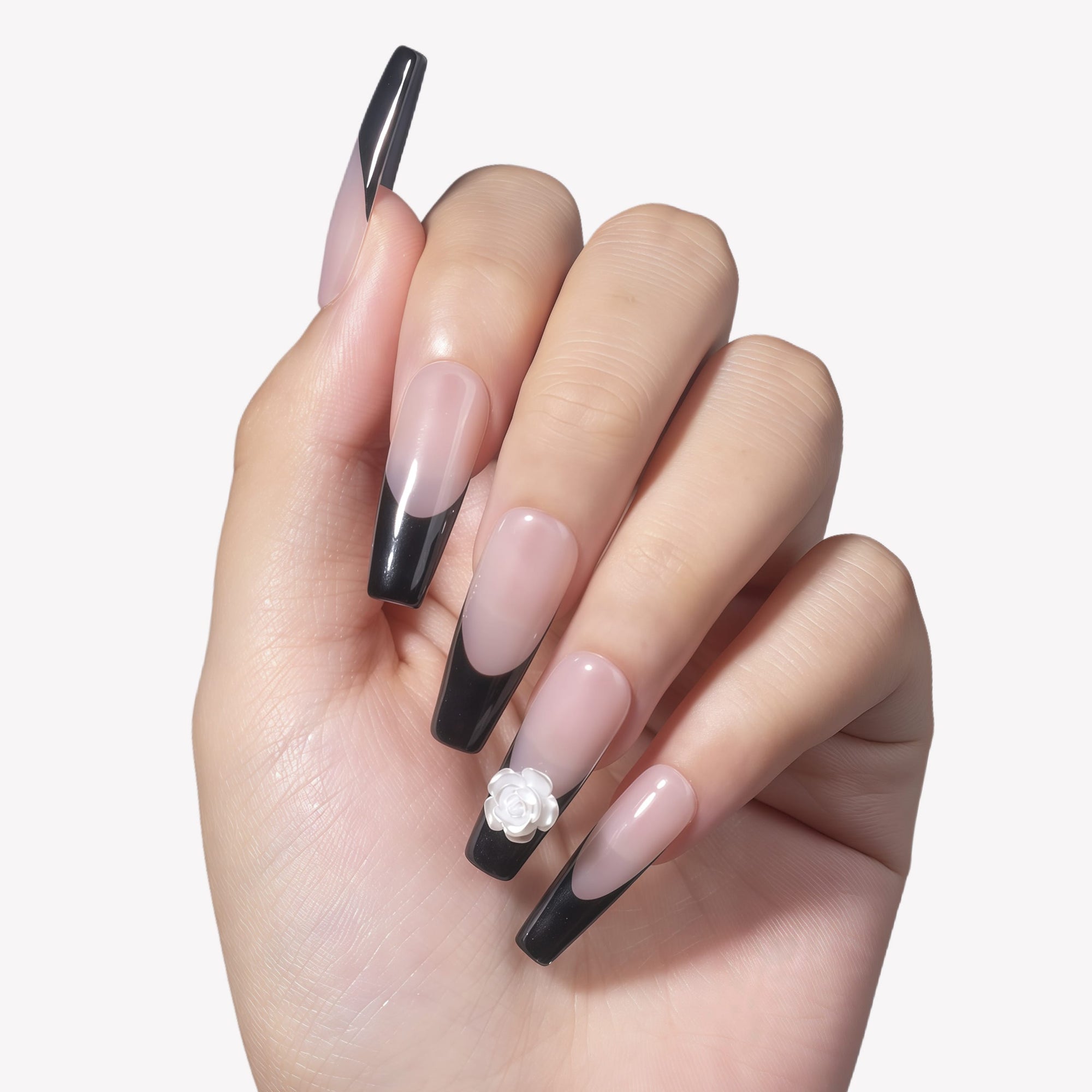 Timeless Serenity Handmade Press On Nails