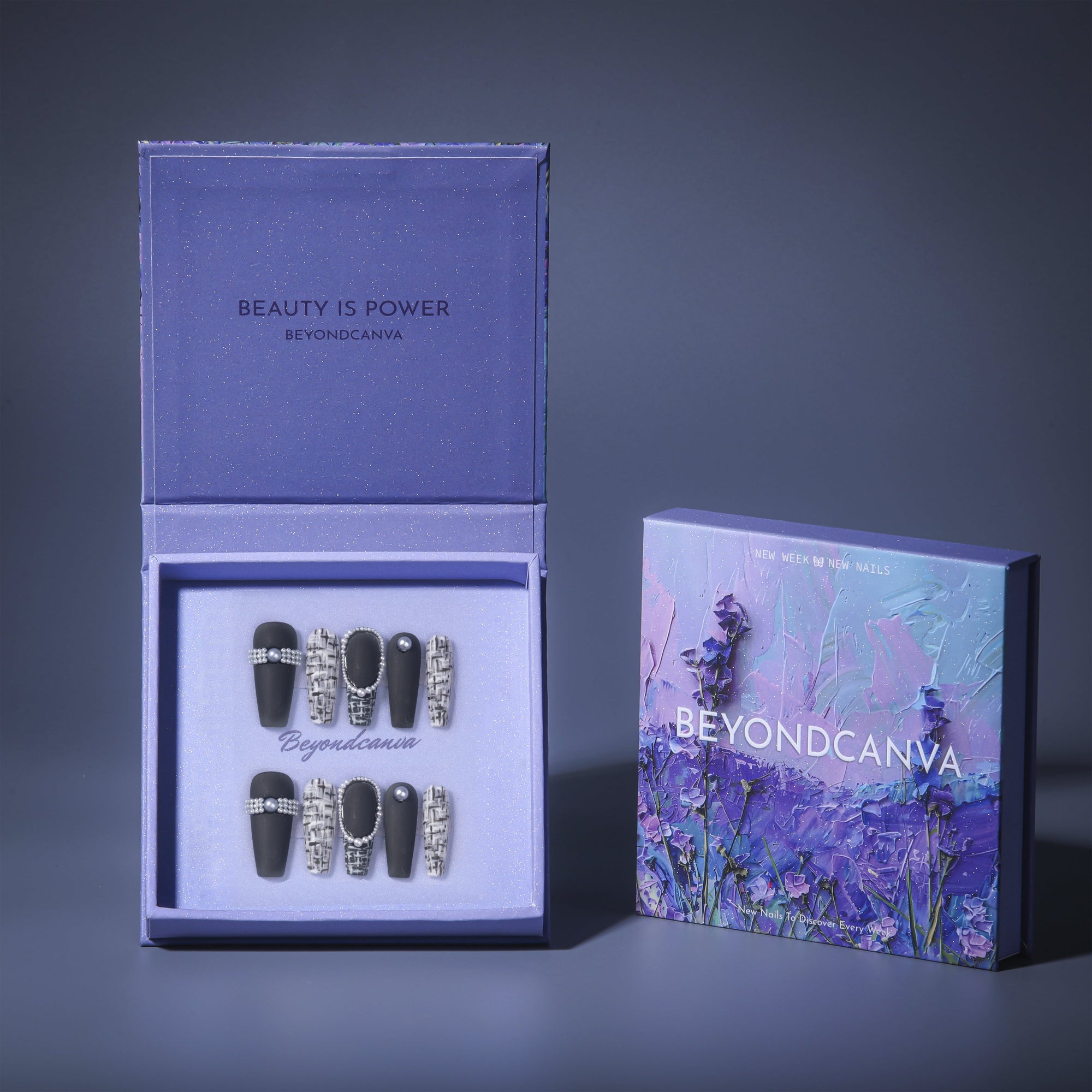 Lace & Pearls Handmade Press On Nails