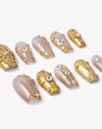 Golden Relic Handmade Press On Nails