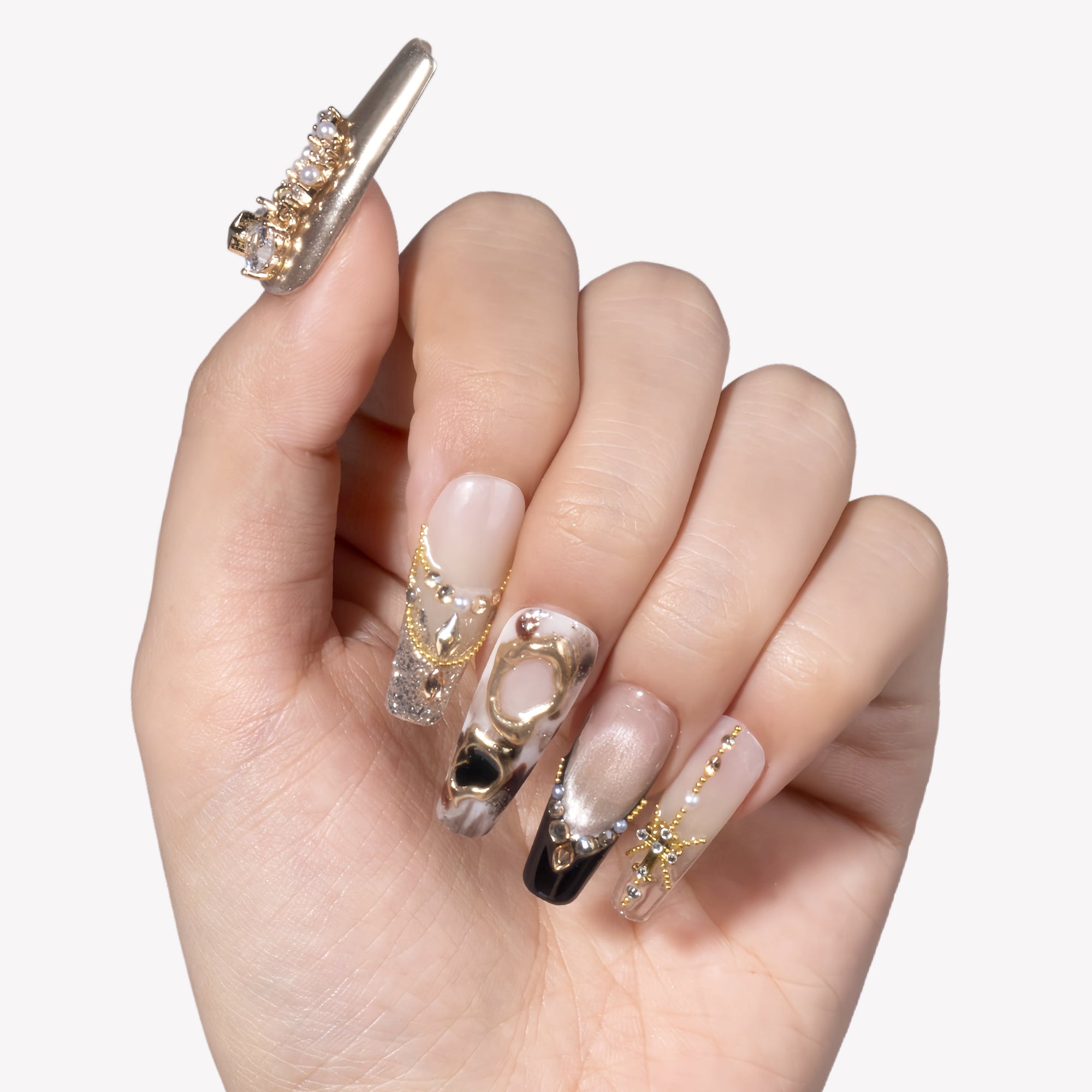 Celestial Relic Handmade Press On Nails