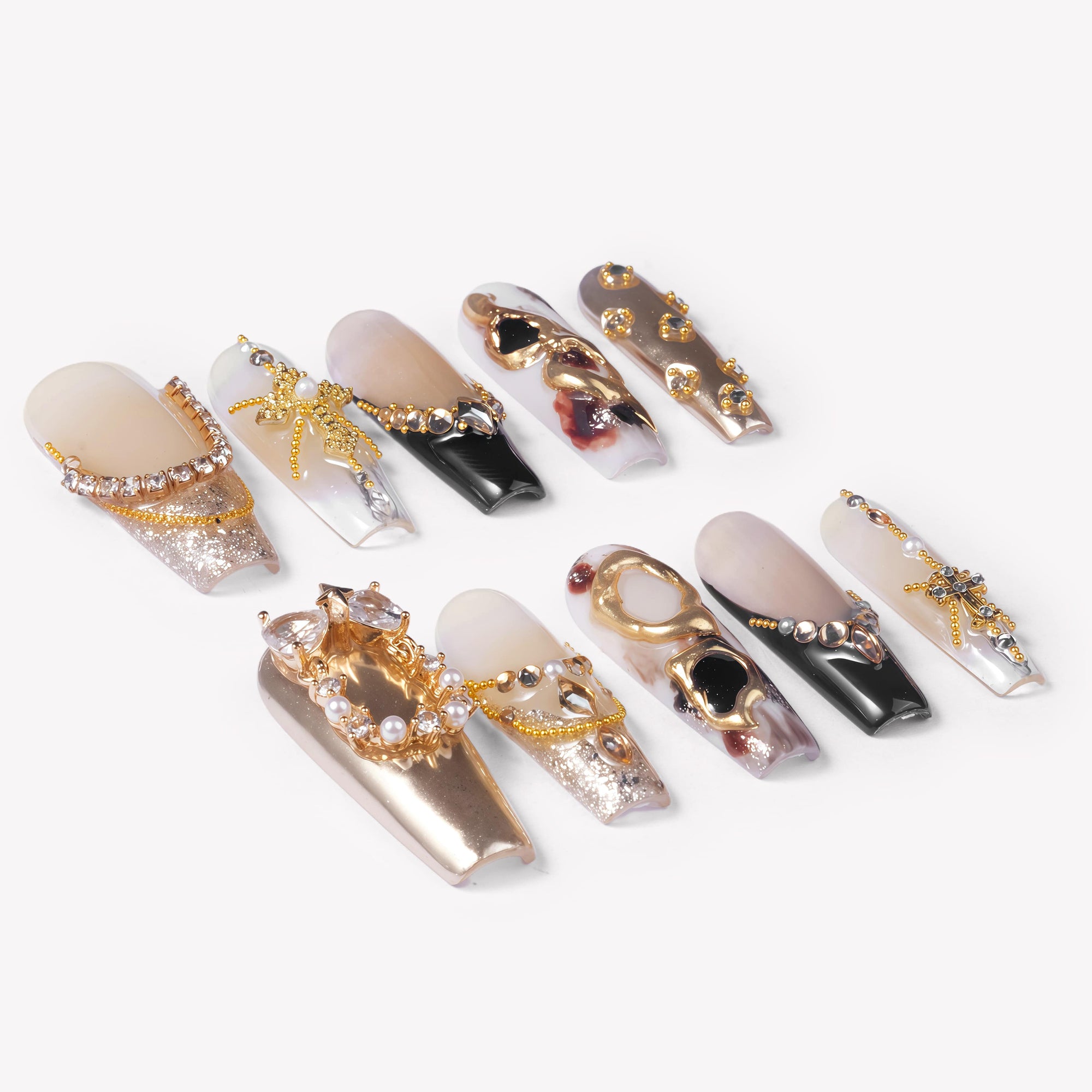 Celestial Relic Handmade Press On Nails
