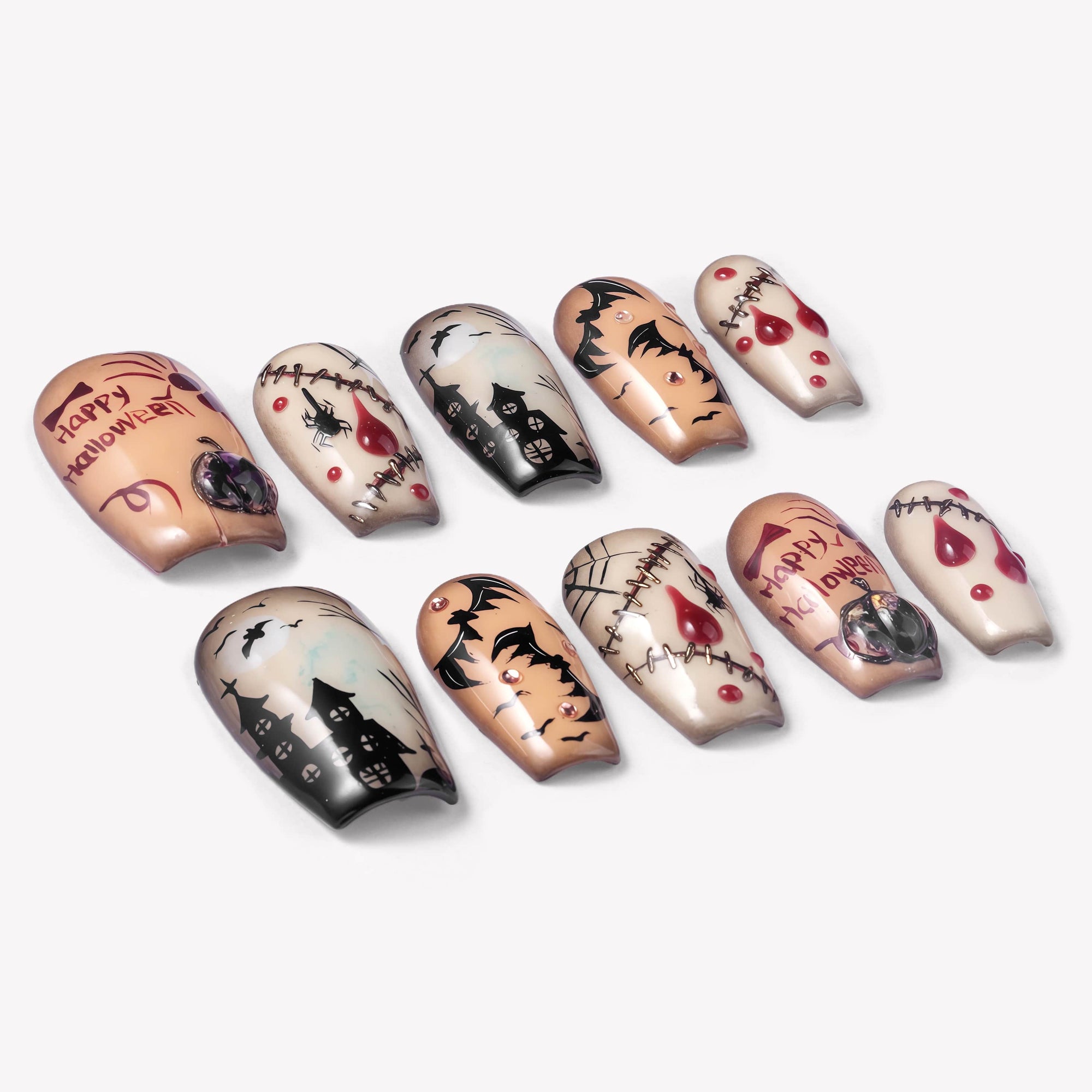 Twilight Haunt Handmade Press On Nails