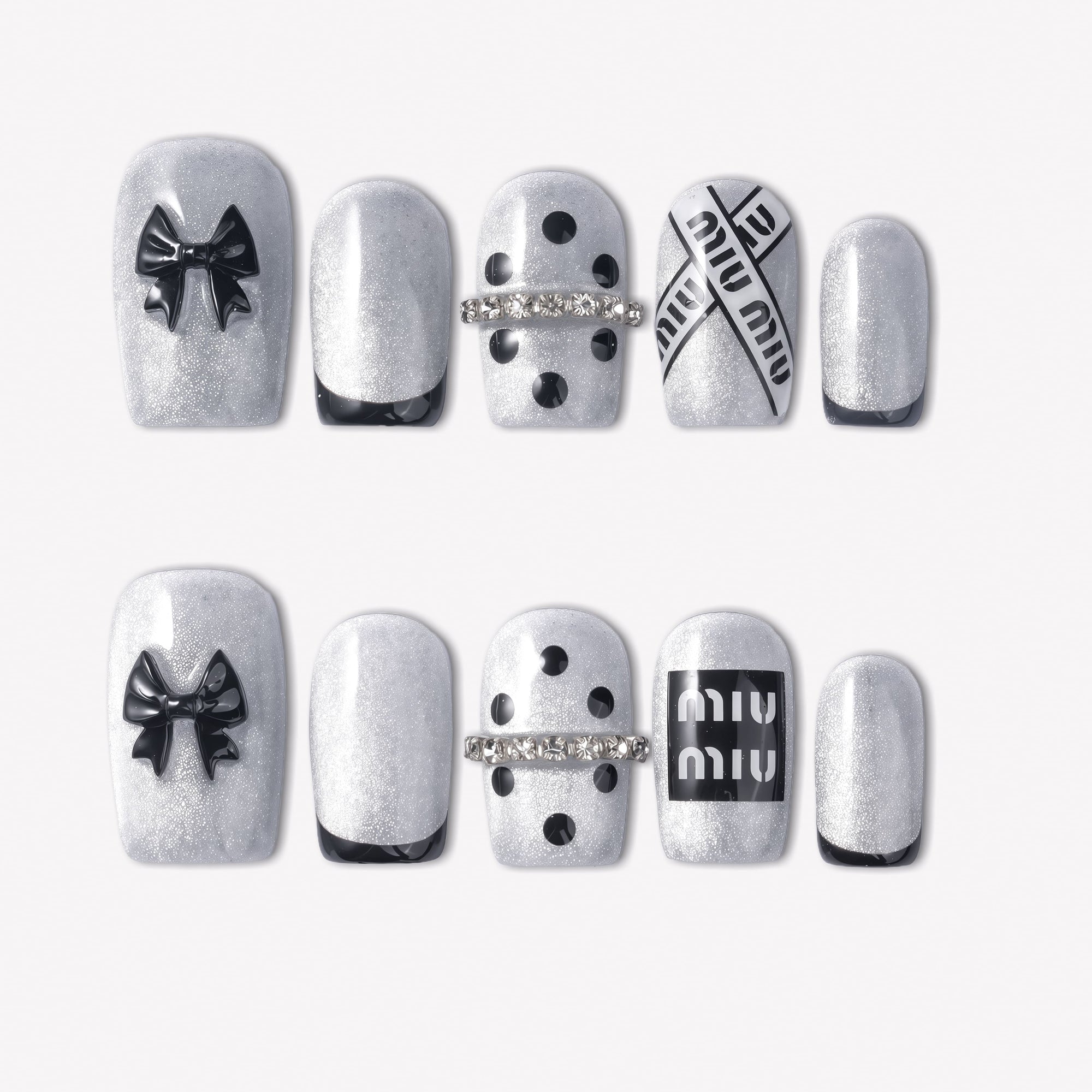 Ice MIU Handmade Press On Nails