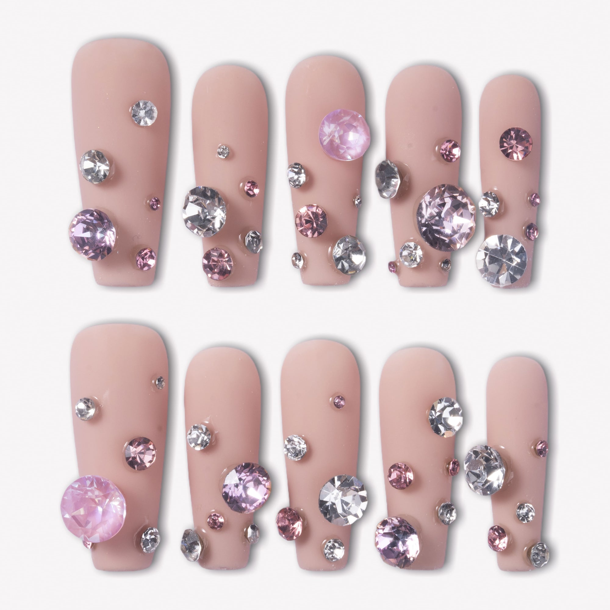 Luxurious treasure Handmade Press On Nails