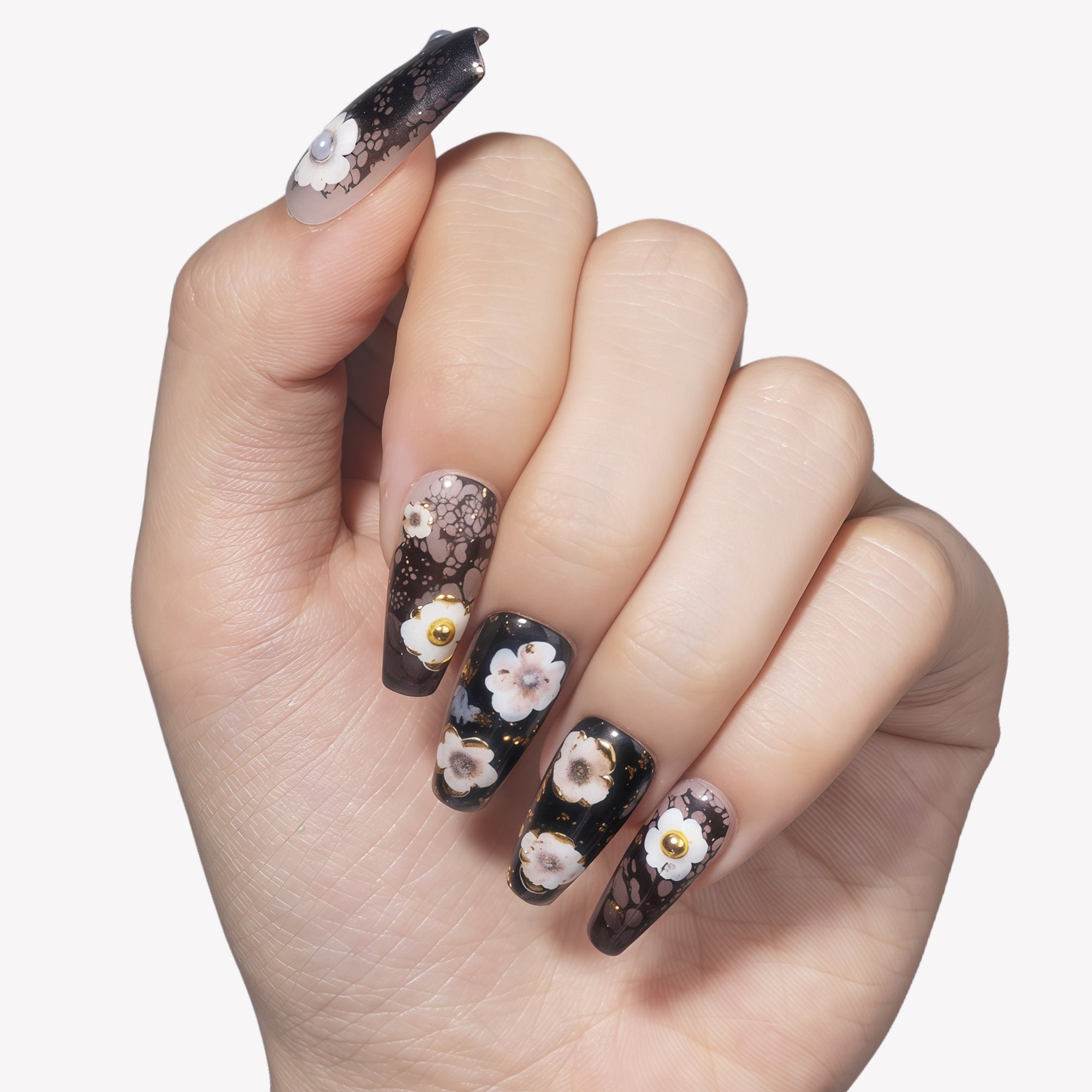 Gilded Garden Handmade Press On Nails