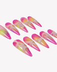 Neon Flux (Fluorescent) Handmade Press On Nails