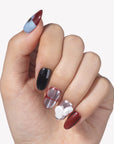 Mars Eclipse Handmade Press On Nails