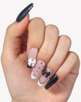 Chérie Noir Handmade Press On Nails