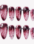 Crimson Night Handmade Press On Nails