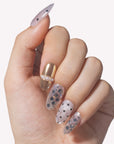 Golden Soirée Handmade Press On Nails