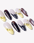Lunar Velvet Handmade Press On Nails