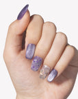 Amethyst Veil Handmade Press On Nails