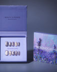 Amethyst Veil Handmade Press On Nails