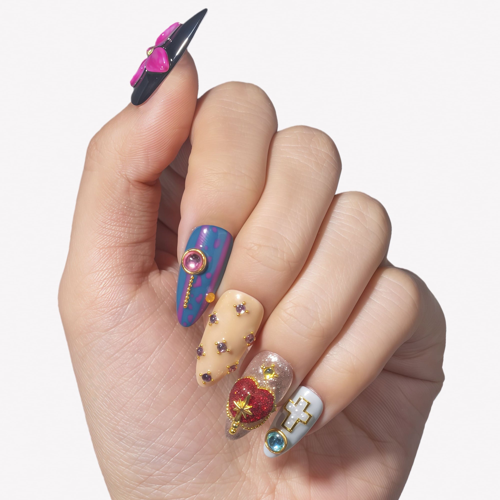 Saint of Desire Handmade Press On Nails