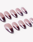 Glazed French Handmade Press On Nails