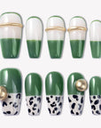 Verdant Safari Handmade Press On Nails