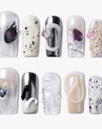 Luna Fragment Handmade Press On Nails