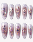 Blushing Constellation Handmade Press On Nails
