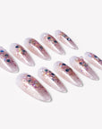 Blushing Constellation Handmade Press On Nails