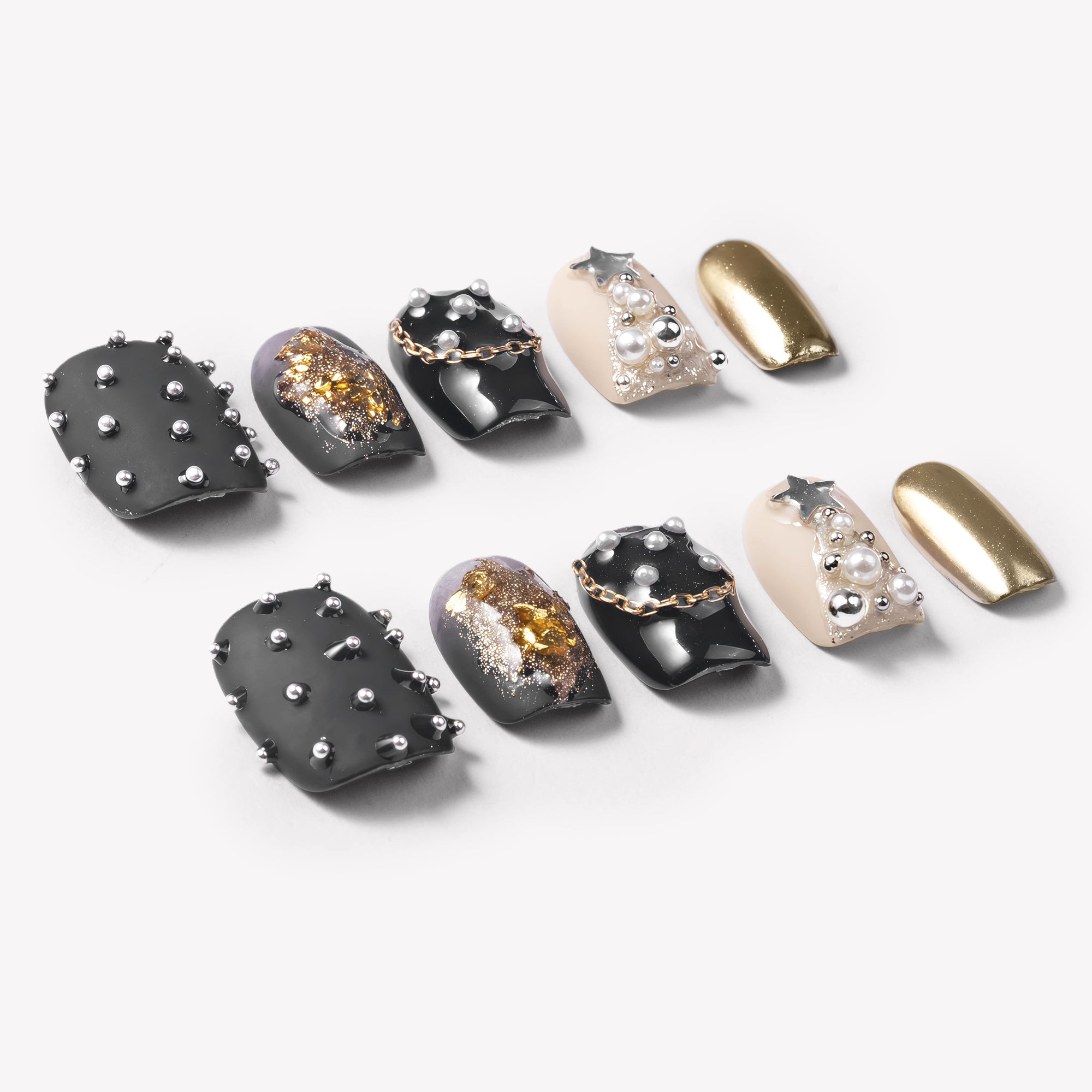 Christmas Gala Handmade Press On Nails