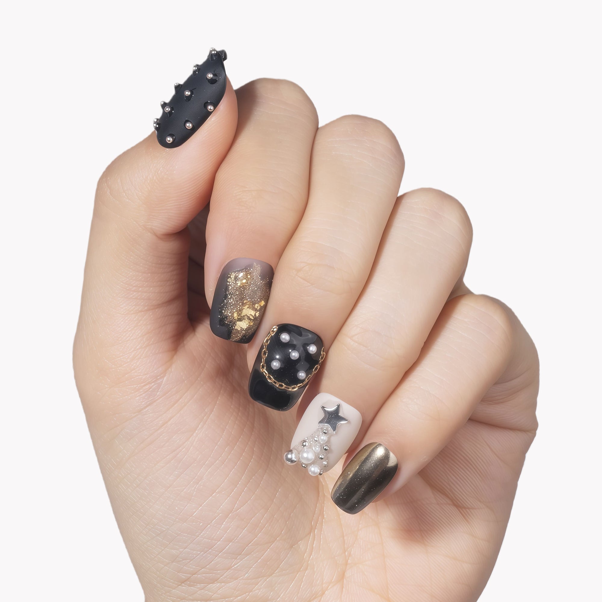 Christmas Gala Handmade Press On Nails