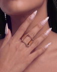 Starlit Veil Handmade Press On Nails