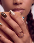 Obsidian Antique Handmade Press On Nails
