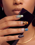 Antique Kaleidoscope Handmade Press On Nails