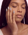 Retro Pastoral Handmade Press On Nails