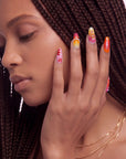 Summer Splash Handmade Press On Nails