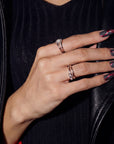 Inferno Veins Handmade Press On Nails