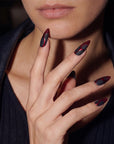Inferno Veins Handmade Press On Nails