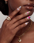Stained Glass Handmade Press On Nails