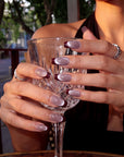 Velvet Red Elegance Handmade Press On Nails