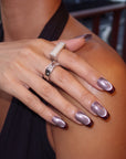 Velvet Red Elegance Handmade Press On Nails