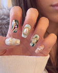 Aqua Relic Handmade Press On Nails