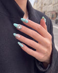 Aqua Bijou Handmade Press On Nails