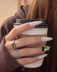 Eden Polka Handmade Press On Nails