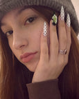 Eden Polka Handmade Press On Nails