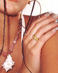 Rose Gold Whispers Handmade Press On Nails