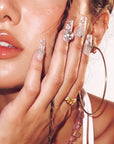 Rose Gold Whispers Handmade Press On Nails