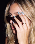Glacier Jewel Handmade Press On Nails