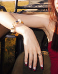 Vintage Ruby Handmade Press On Nails