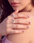 Scarlet Poppy Handmade Press On Nails