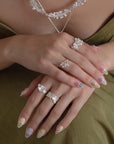 Crystal Dew Handmade Press On Nails