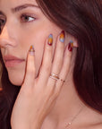 Dusk Glow Mirage Handmade Press On Nails