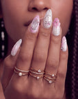 Ethereal Bloom Handmade Press On Nails