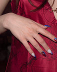 Star-Spangled Nebula Handmade Press On Nails
