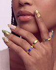 Jewel Mosaic Handmade Press On Nails